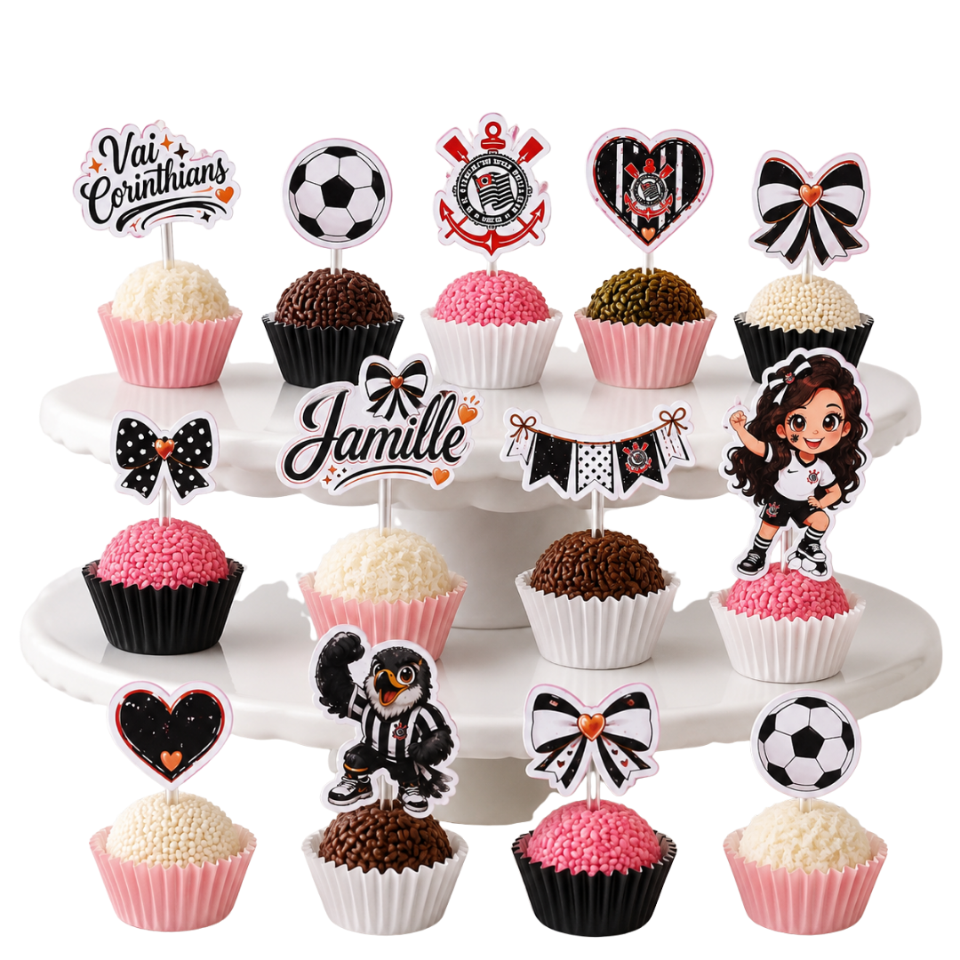 Topo de brigadeiro e docinhos