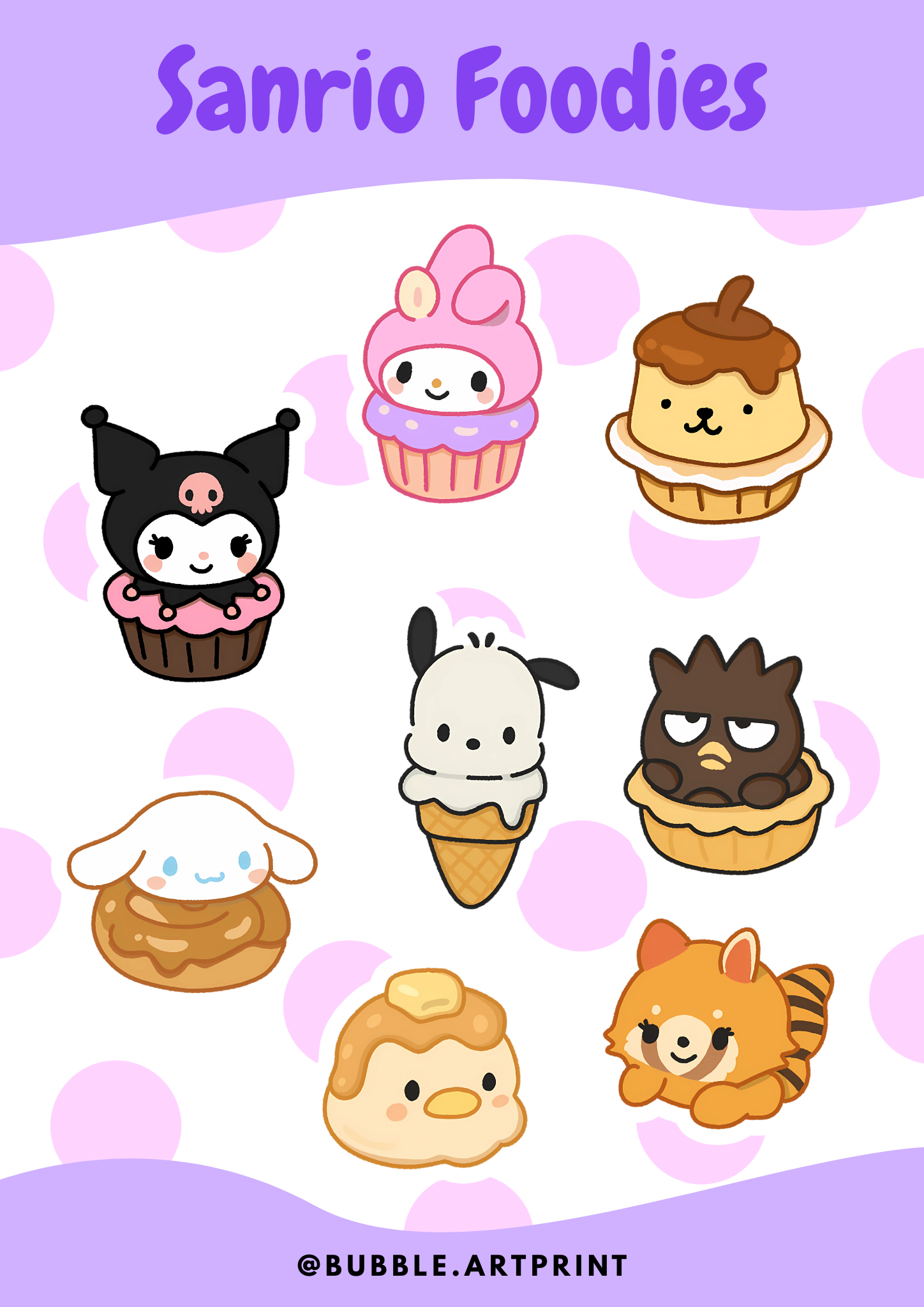 Cartela fanart Sanrio
