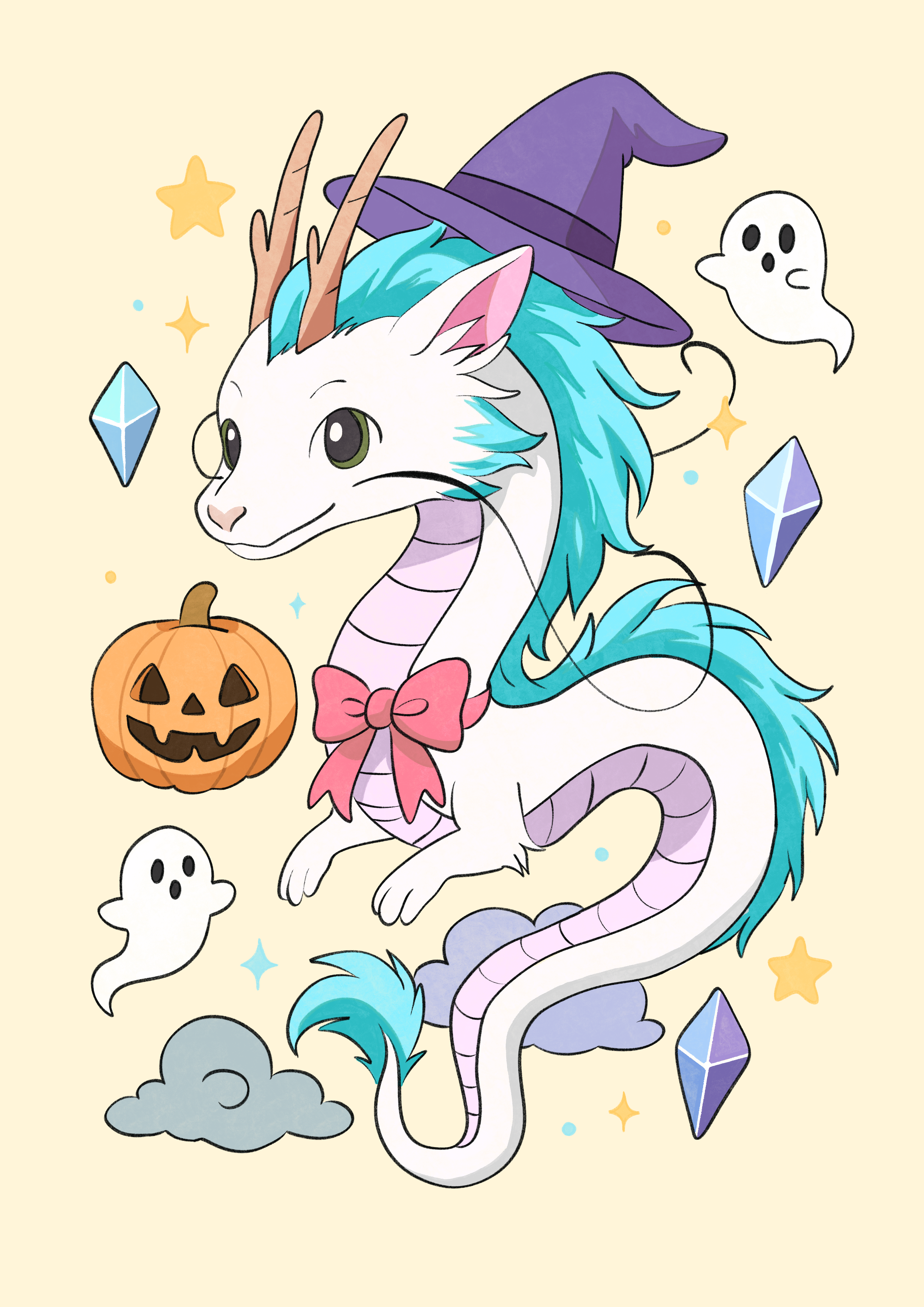 Print fanart Haku